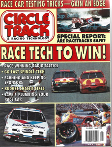 CIRCLE TRACK 1995 MAY - SPONSORS, RADIO TACTICS, TESTING TRICKS-GET AN EDGE